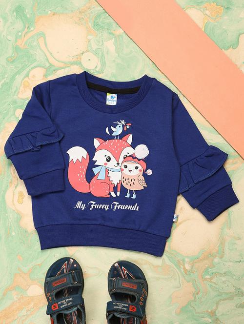 kids graphic printed detailed sweatshirt - 20596071 - Very Small Image - 1