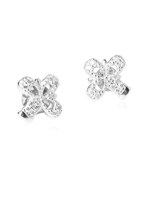 silver studs earrings - 20597434 - Very Small Image - 1