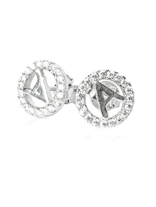 silver studs earrings - 20597439 - Very Small Image - 1