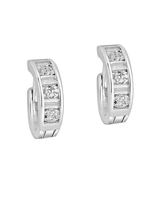 silver hoop earrings - 20597468 - Very Small Image - 1