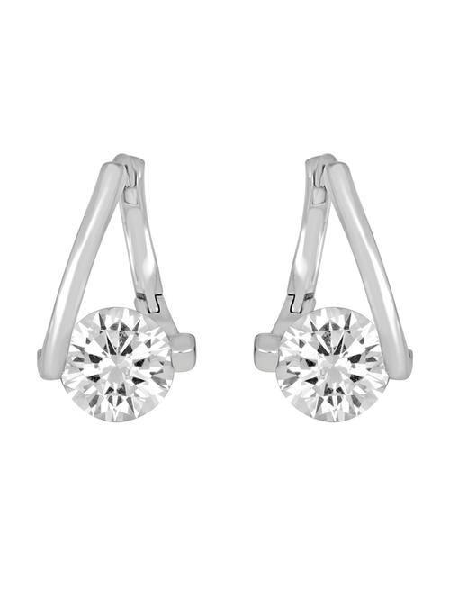 silver hoop earrings - 20597476 - Very Small Image - 1