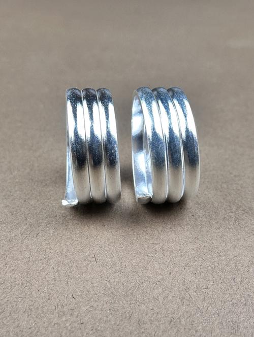 silver toe rings - 20597528 - Very Small Image - 1