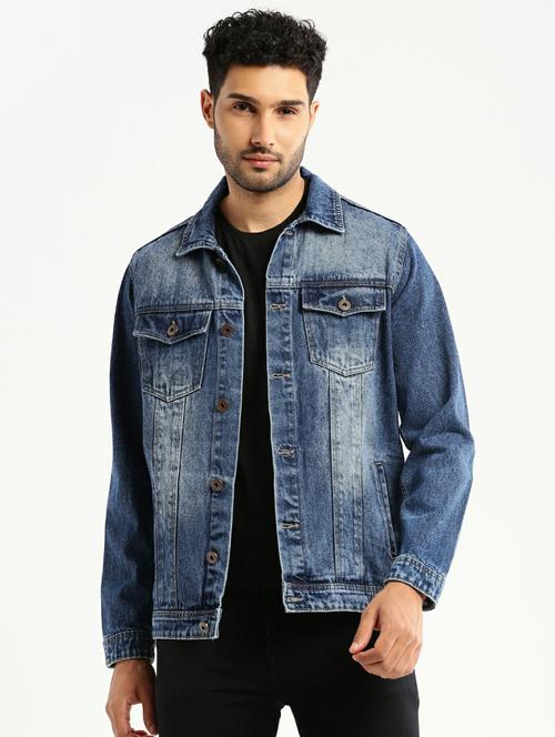Blue Denim Jacket - 20598541 - Very Small Image - 1