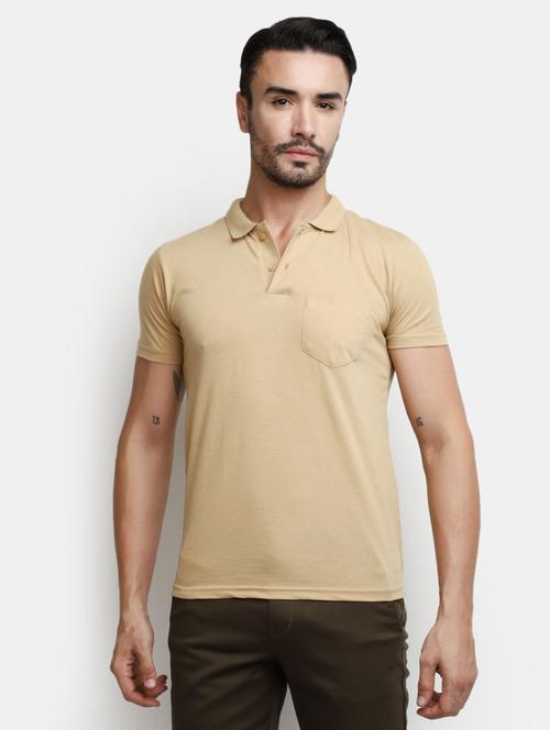 men solids short sleeves t-shirt - 20599734 - Very Small Image - 1