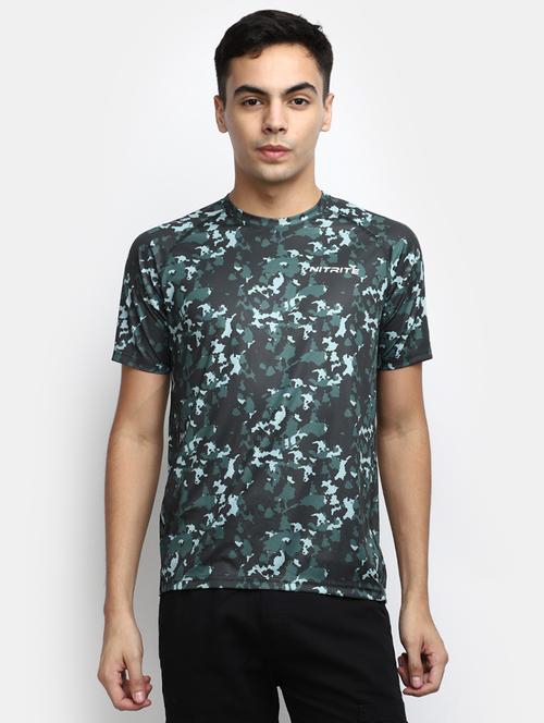 men round neck camouflage regular t-shirt - 20599937 - Very Small Image - 1