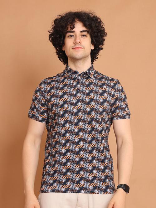 multi colored printed short sleeve t-shirt - 20601628 - Very Small Image - 1