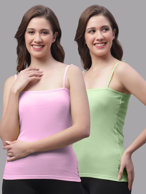 pack of 2 women solid camisole - 20602017 - Very Small Image - 1