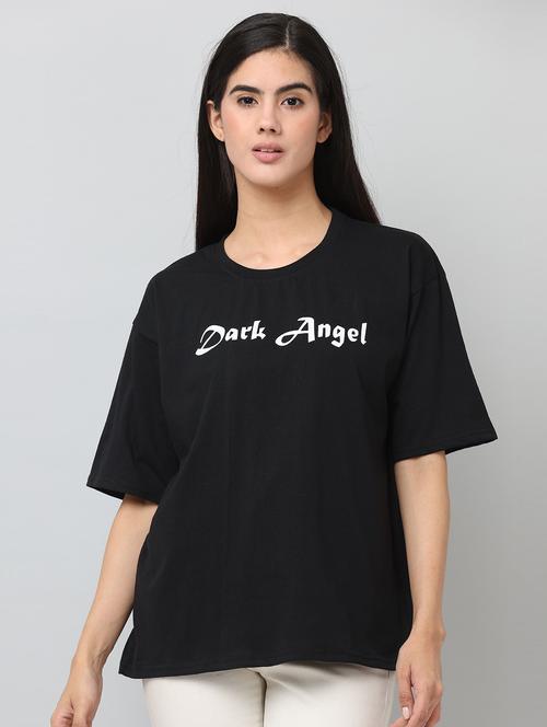 women back print short sleeves t-shirt - 20602427 - Very Small Image - 1