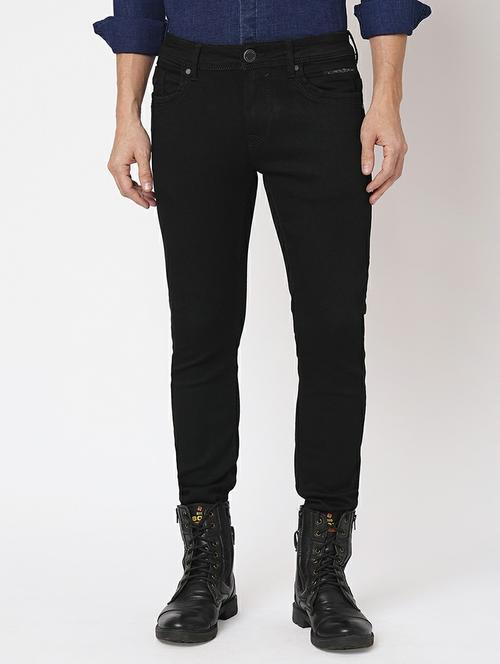 black denim plain jeans - 20604100 - Very Small Image - 1