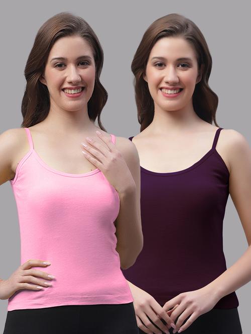 pack of 2 solid camisoles - 20605367 - Very Small Image - 1