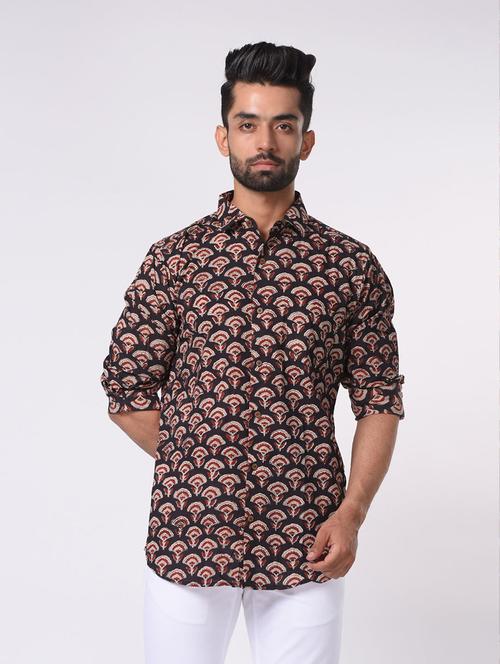 black long sleeve casual shirt - 20606213 - Very Small Image - 1