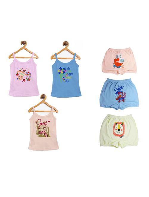 girls multi-colored slip and brief combo  - 20609624 - Very Small Image - 1