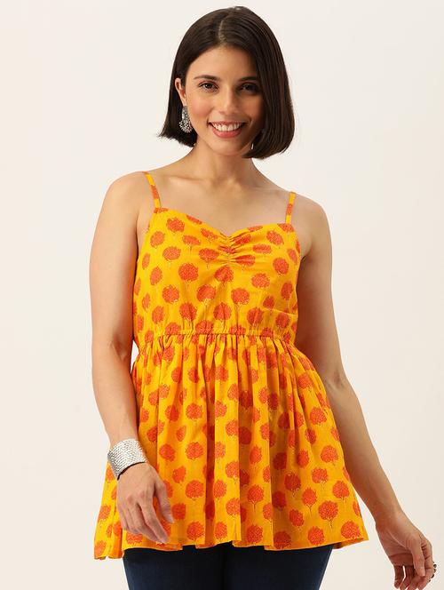 women floral printed peplum top - 20610981 - Very Small Image - 1