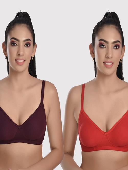 pack of 2 solid bras  - 20611440 - Very Small Image - 1