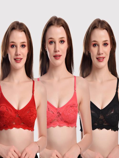 pack of 3 regular bra - 20611778 - Very Small Image - 1