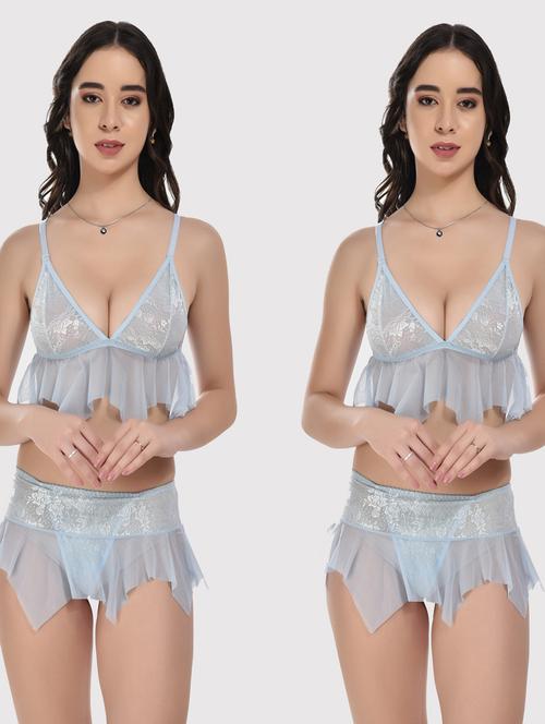 pack of 2 bras and panty set - 20611920 - Very Small Image - 1