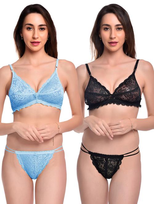 pack of 2 bra and panty set - 20612001 - Very Small Image - 1
