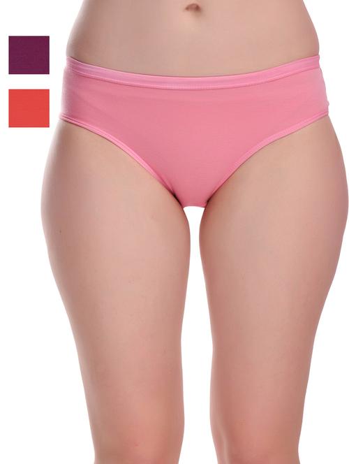 pack of 3 solid hipster panties - 20612170 - Very Small Image - 1