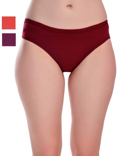 pack of 3 solid hipster panties - 20612174 - Very Small Image - 1