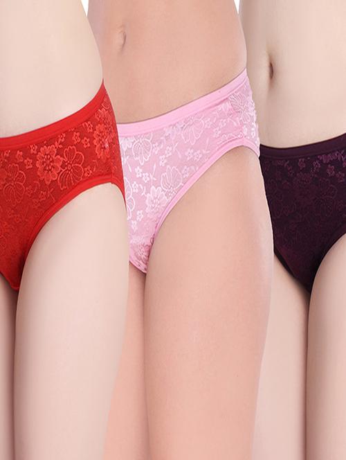 Pack Of 3 Hipster Panties - 20612234 - Very Small Image - 1