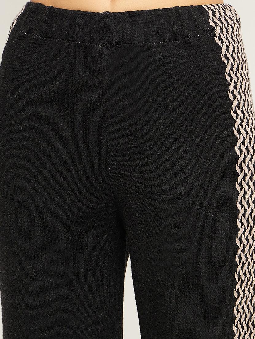 women black & beige viscose co-ord - 20612636 - Zoom Image - 5