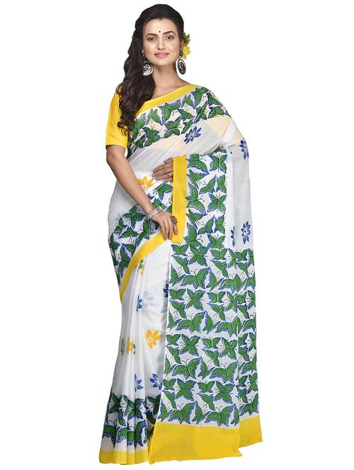 women multi color printed saree with blouse - 20614003 - Very Small Image - 1