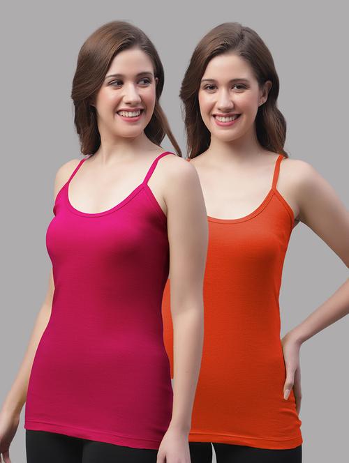 pack of 2 women cotton camisole - 20615415 - Very Small Image - 1