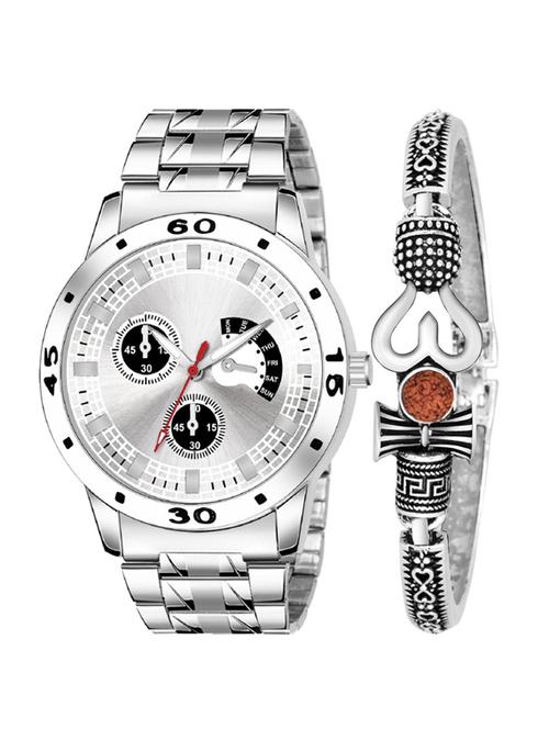 analog watch & bracelet gift set (pack of 2) - 20616537 - Very Small Image - 1