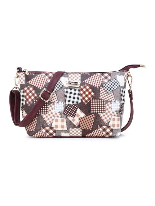 multi colored leatherette (pu) sling bag - 20617235 - Very Small Image - 1
