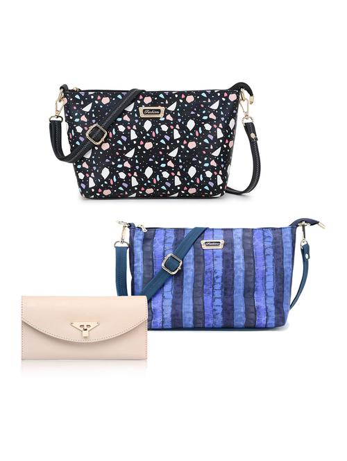women 2 sling bags & 1 clutch combo (set of 3) - 20617357 - Very Small Image - 1