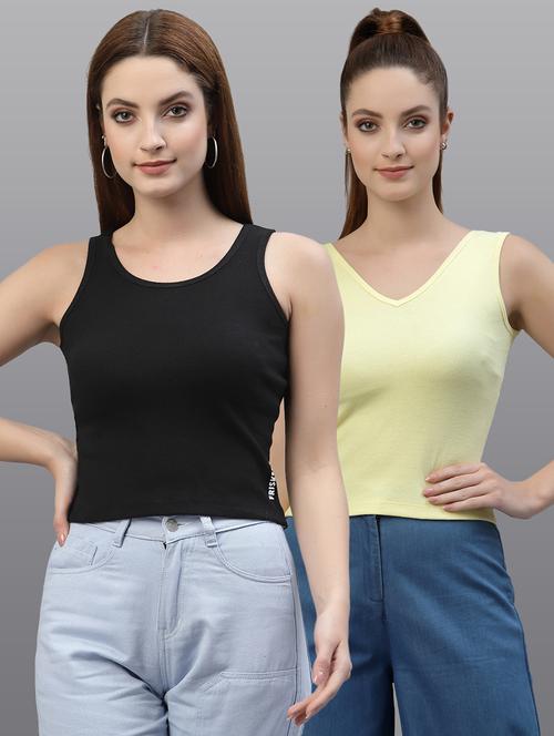women set of 2 multi coloured casual top - 20617652 - Very Small Image - 1