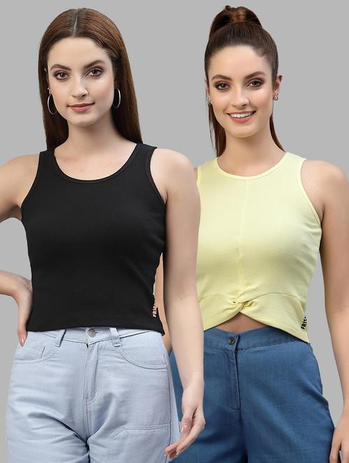 women set of 2 multi coloured casual top - 20617663 - Very Small Image - 1