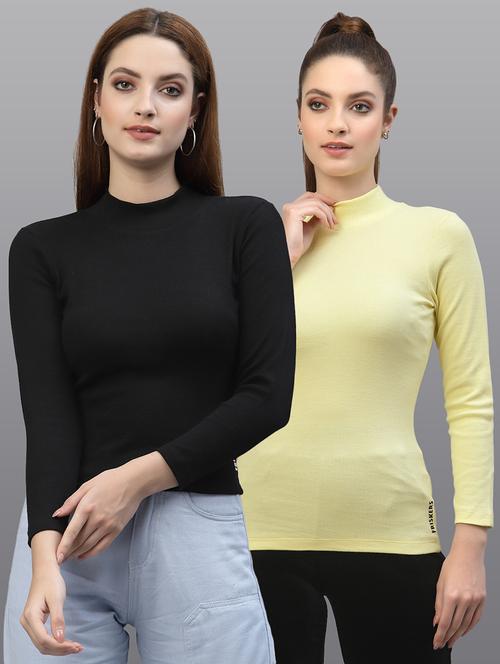 women set of 2 multi coloured casual top - 20617678 - Very Small Image - 1