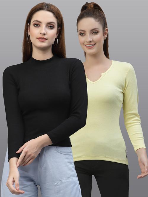 women set of 2 multi coloured casual top - 20617680 - Very Small Image - 1