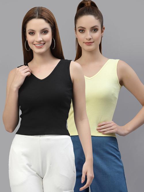 women set of 2 multi coloured casual top - 20617689 - Very Small Image - 1