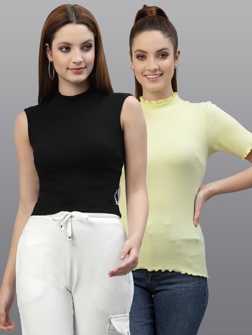 women set of 2 multi coloured casual top - 20617703 - Very Small Image - 1