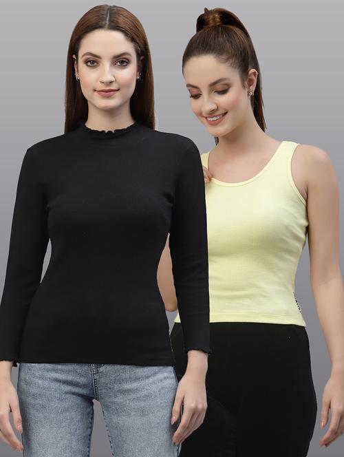 women set of 2 multi coloured casual top - 20617720 - Very Small Image - 1