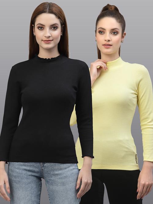 women set of 2 multi coloured casual top - 20617727 - Very Small Image - 1