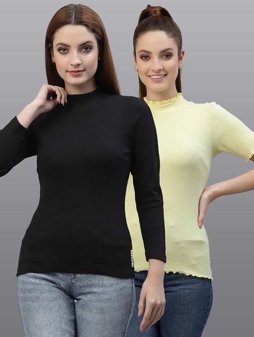women set of 2 multi coloured casual top - 20617749 - Very Small Image - 1