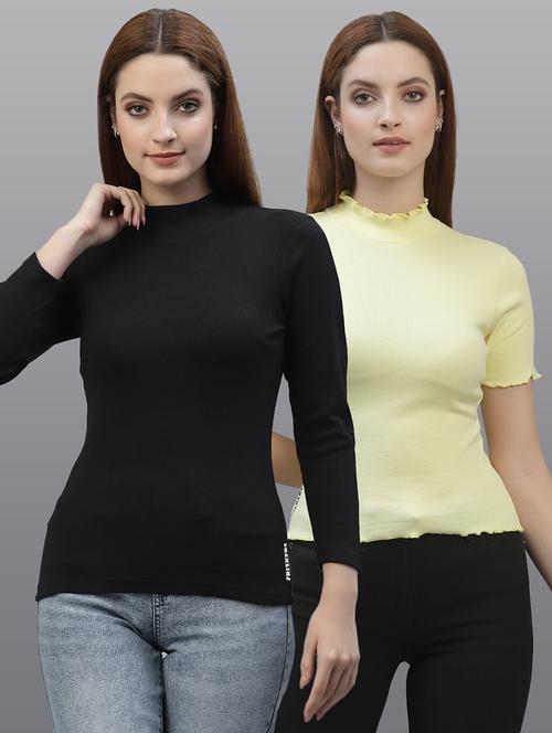 women set of 2 multi coloured casual top - 20617752 - Very Small Image - 1