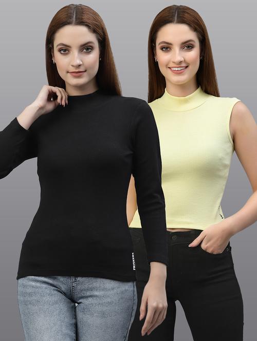 women set of 2 multi coloured casual top - 20617754 - Very Small Image - 1