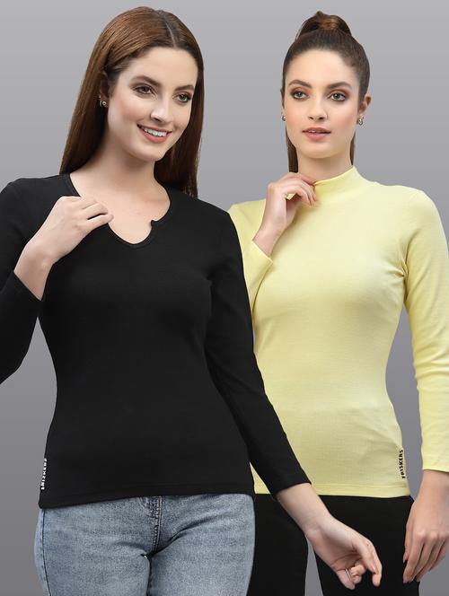women set of 2 multi coloured casual top - 20617770 - Very Small Image - 1