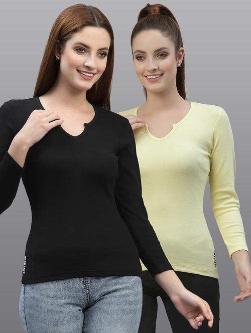 women set of 2 multi coloured casual top - 20617771 - Very Small Image - 1