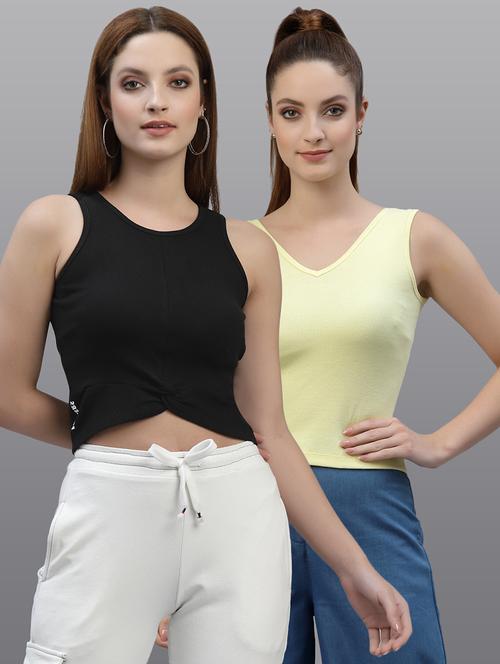 women set of 2 multi coloured casual top - 20617780 - Very Small Image - 1