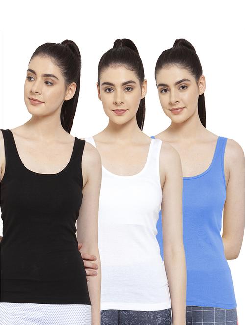 pack of 3 solid tank top - 20627543 - Very Small Image - 1
