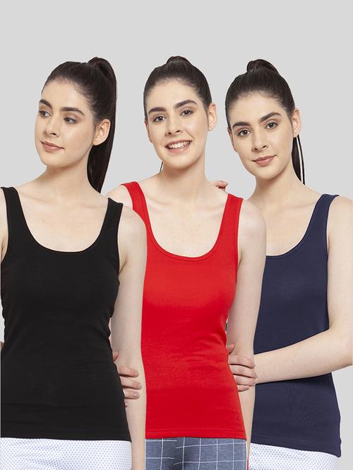 pack of 3 solid tank top - 20627552 - Very Small Image - 1
