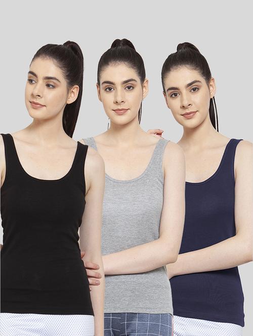 multi colored cotton tank  top - 20627565 - Very Small Image - 1