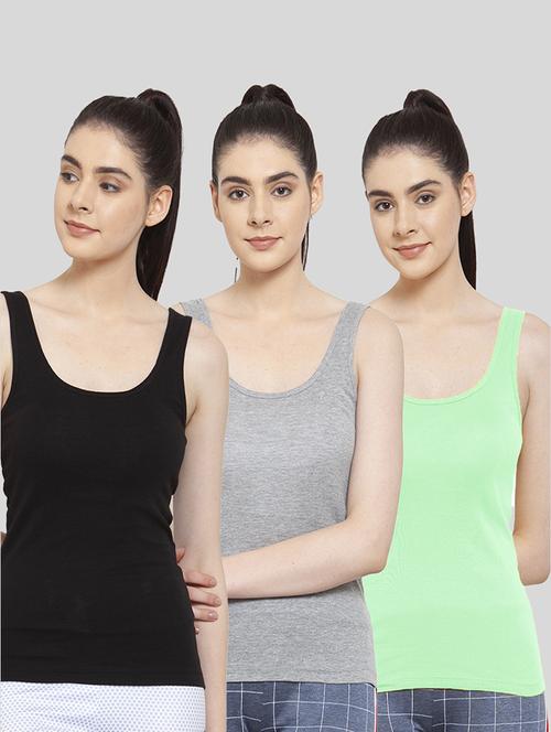 multi colored cotton tank  top - 20627568 - Very Small Image - 1