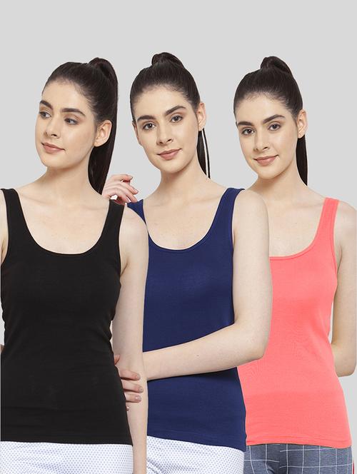 multi colored cotton tank  top - 20627575 - Very Small Image - 1