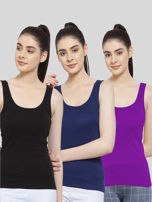 multi colored cotton tank  top - 20627576 - Very Small Image - 1